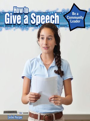 cover image of How to Give a Speech